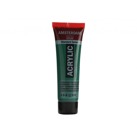 Amsterdam Standard 20ml - 619 Permament Green Deep - HobbyHimmelen