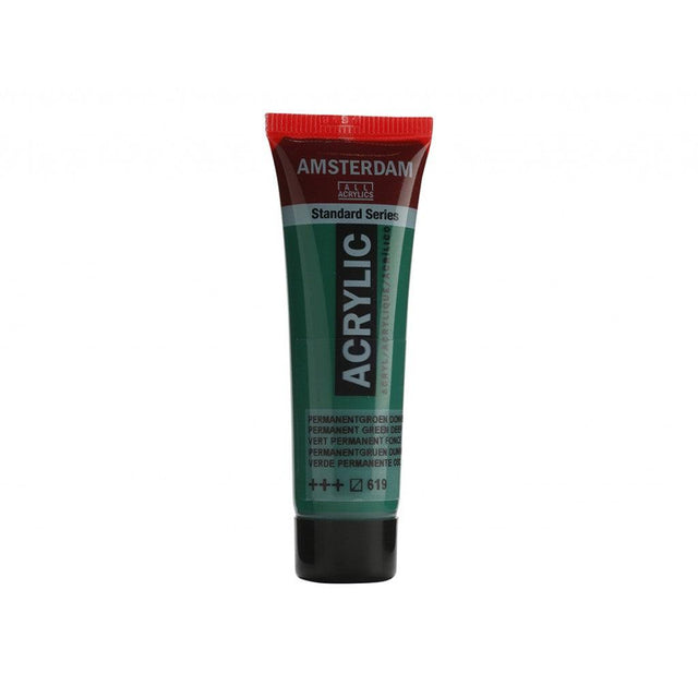 Amsterdam Standard 20ml - 619 Permament Green Deep - HobbyHimmelen