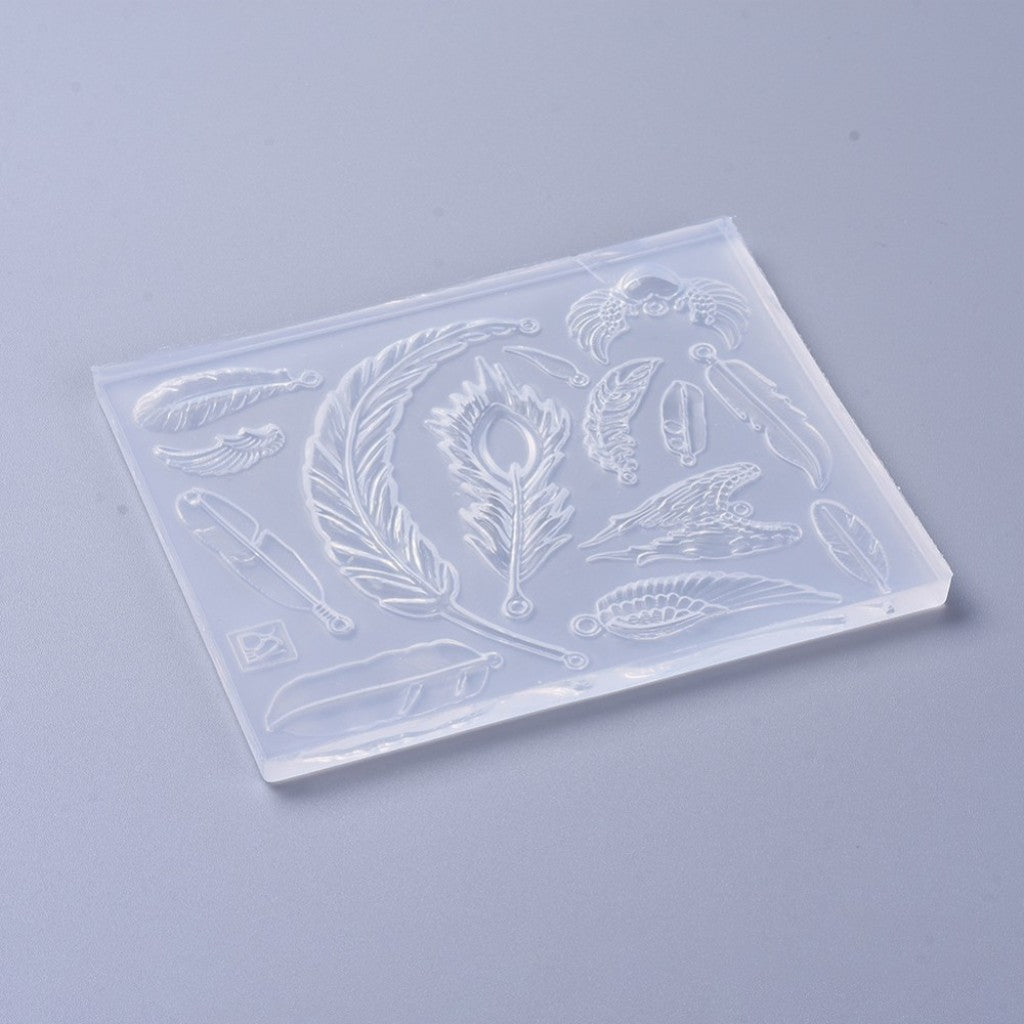 Silikonform 100x122x5mm - Fjær