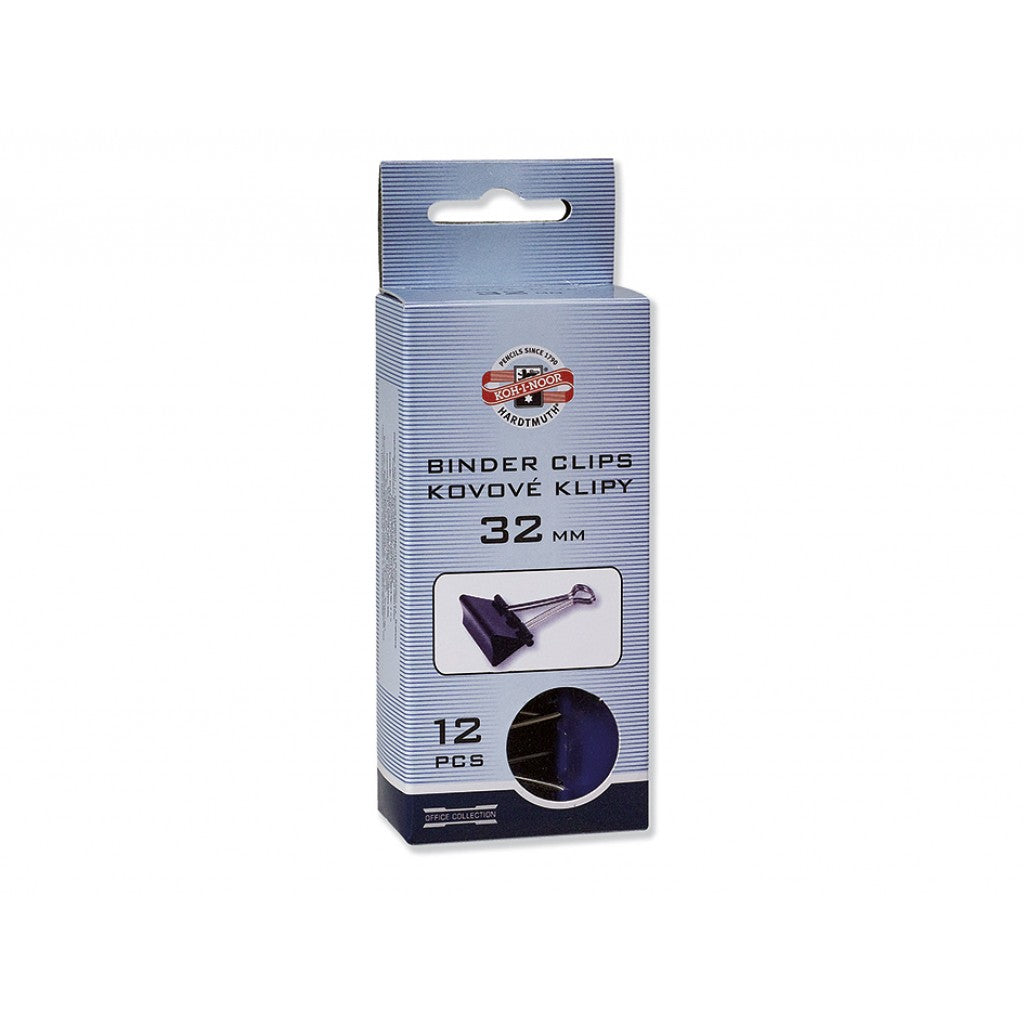 Koh-I-Noor Binder Clips - Papirklype 32mm - 12stk