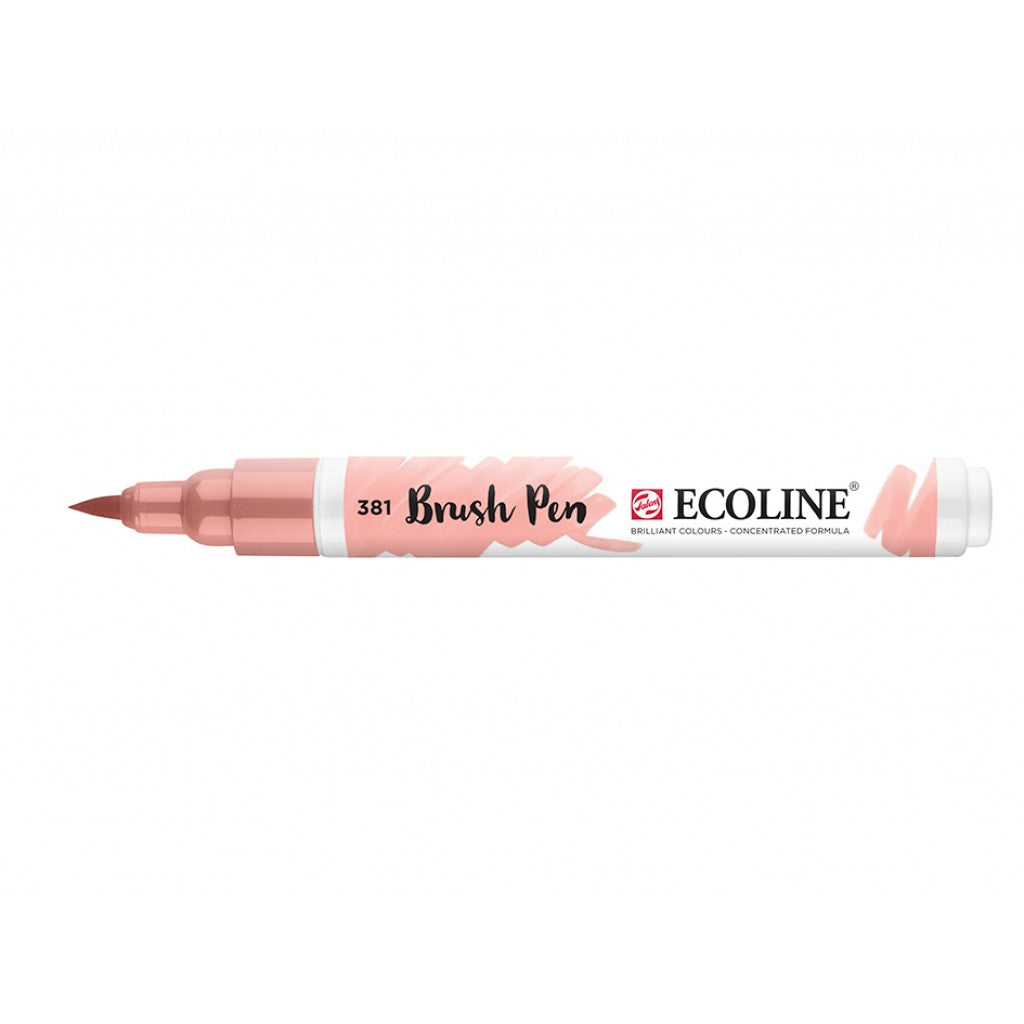 Talens Ecoline Brush Pen - 381 Pastel Red