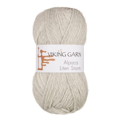 Alpaca Liten Storm - 712 Perlegrå - HobbyHimmelen