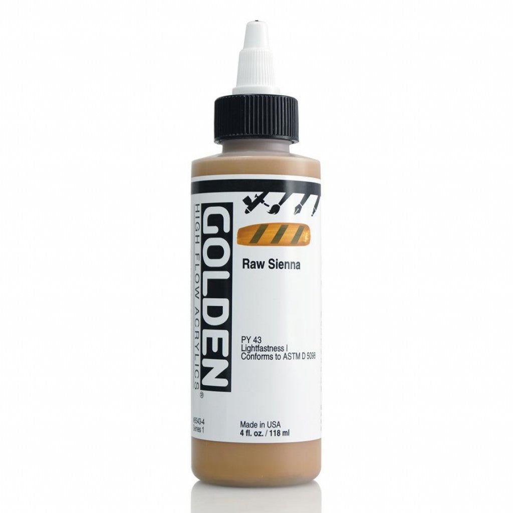 Golden High Flow Acrylics 118ml - Raw Sienna