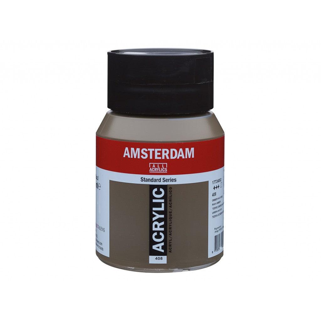 Amsterdam Standard 500ml - 408 Raw Umber - HobbyHimmelen