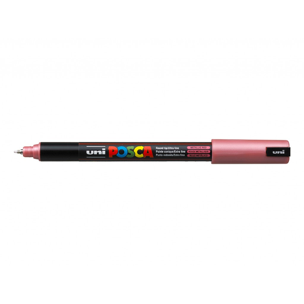Uni POSCA PC-1MR - Ultra-Fine 0,7mm - M15 Metallic Red
