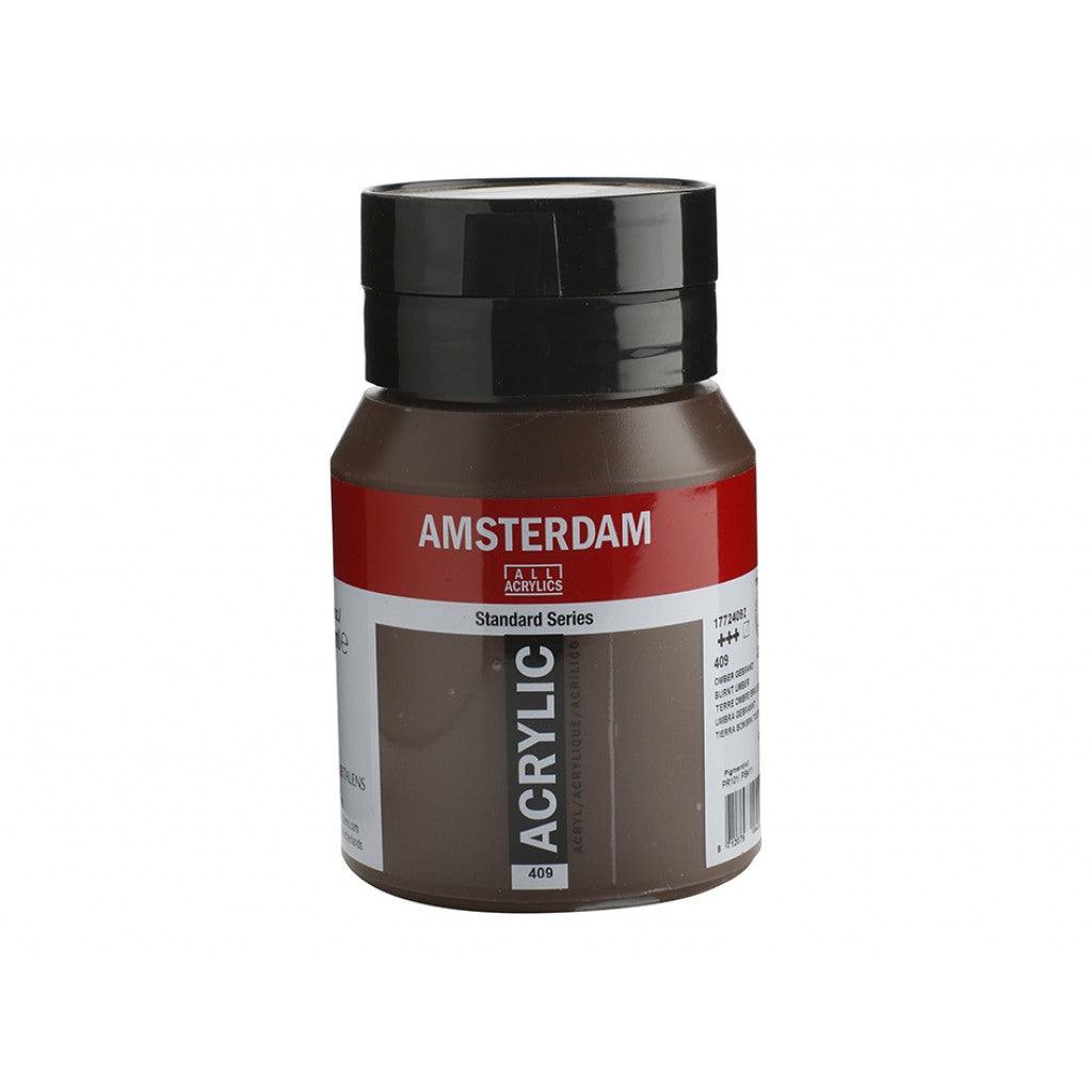 Amsterdam Standard 500ml - 409 Burnt Umber - HobbyHimmelen