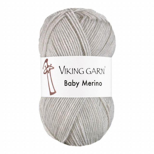 Baby Merino - 212 Perlegrå - HobbyHimmelen