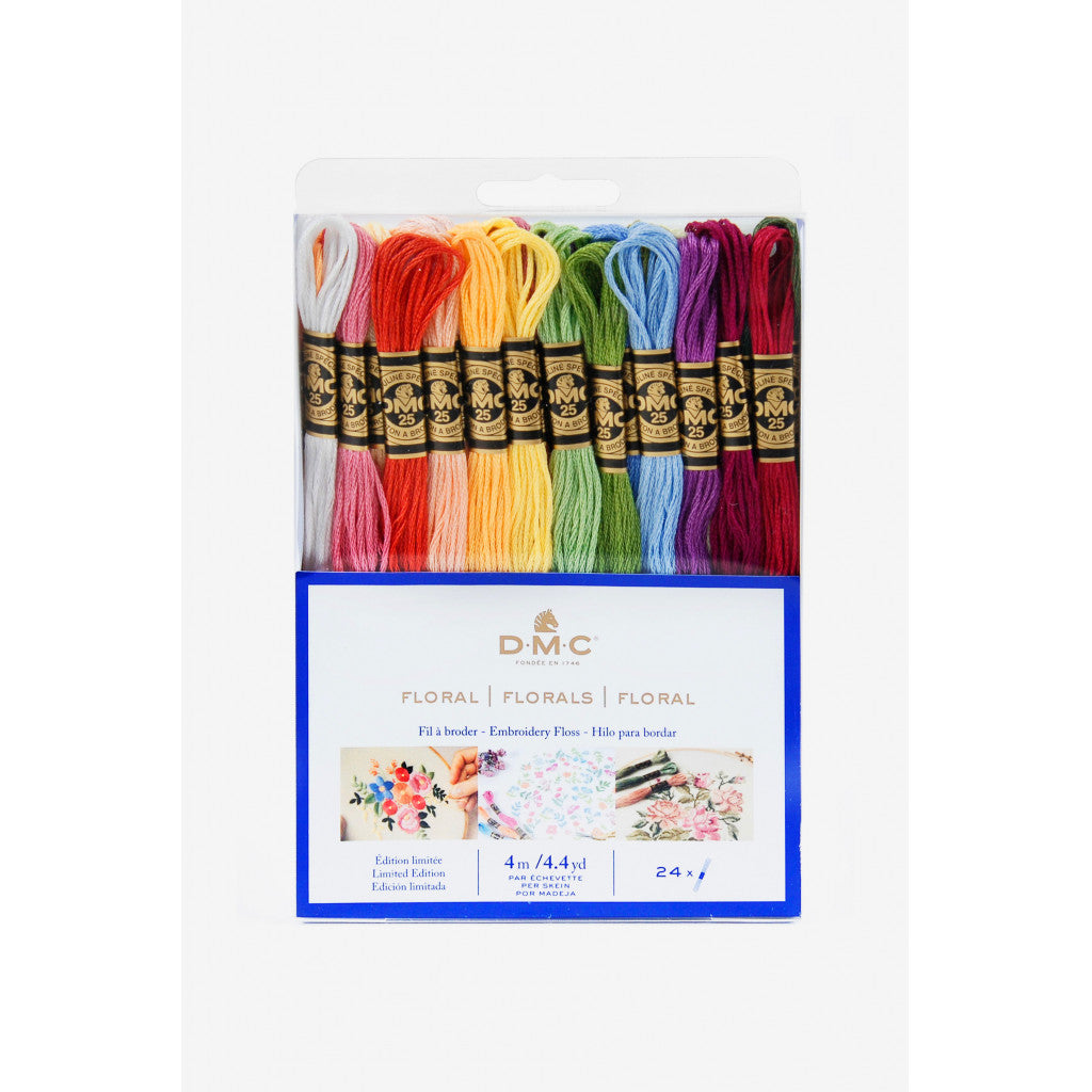 DMC Mouliné Assortment, 24stk - Floral