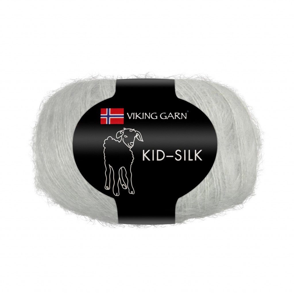 Kid-Silk - 312 Perlegrå