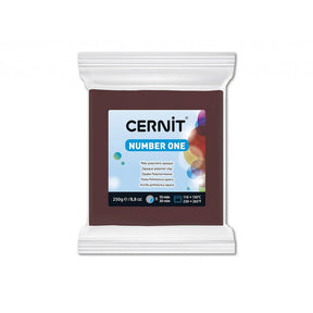 Cernit Number One 250g - 800 Brun - HobbyHimmelen