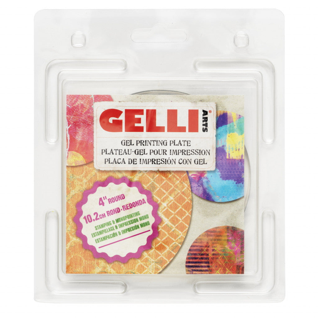 Gelli Arts Trykkplate - 10cm Rund