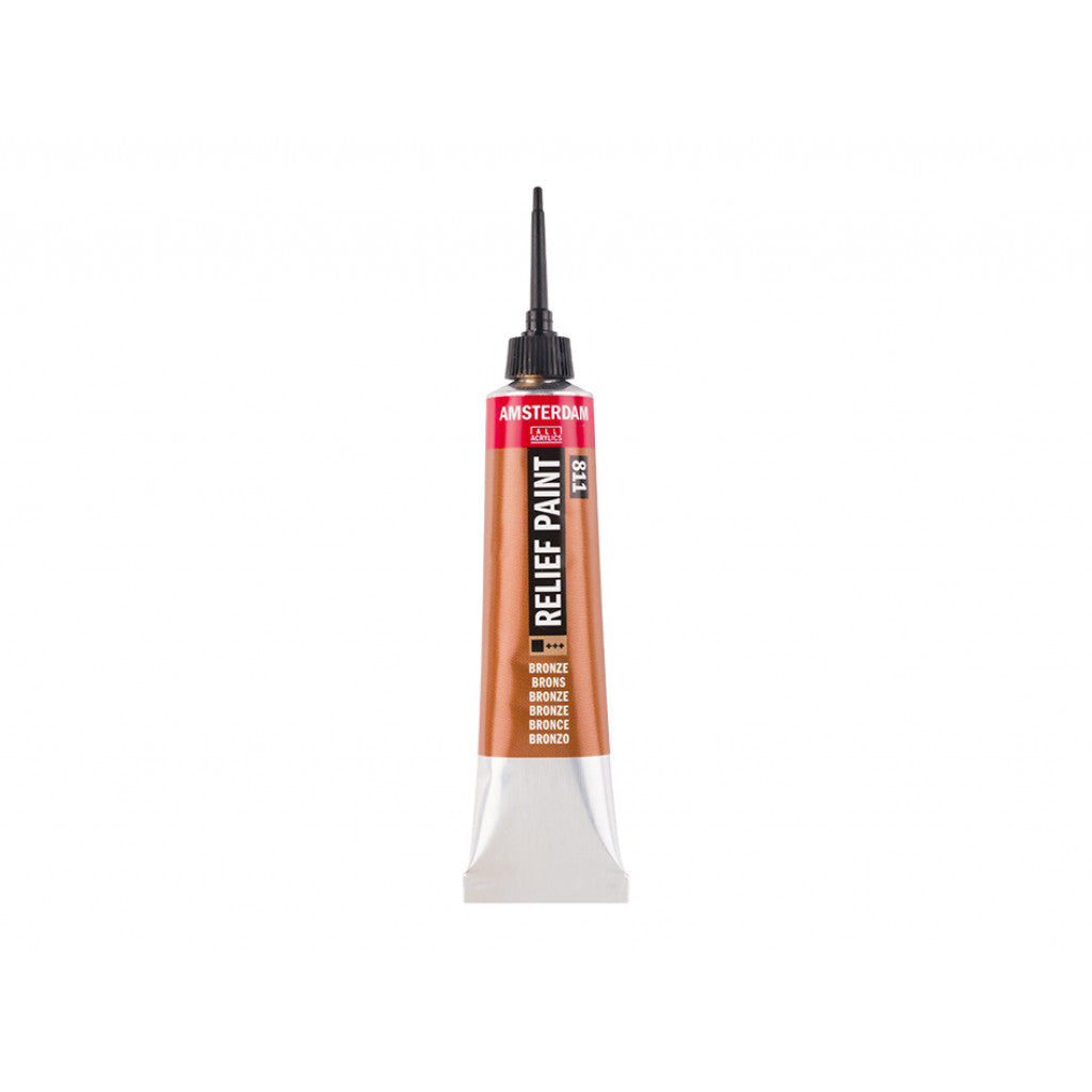 Amsterdam Relief Paint 20ml - 811 Bronze