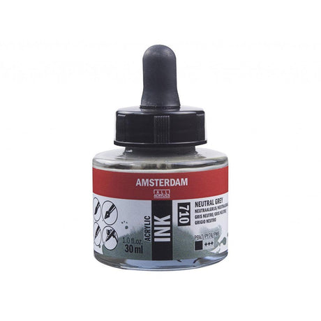 Amsterdam Ink 30ml - 710 Neutral Grey - HobbyHimmelen