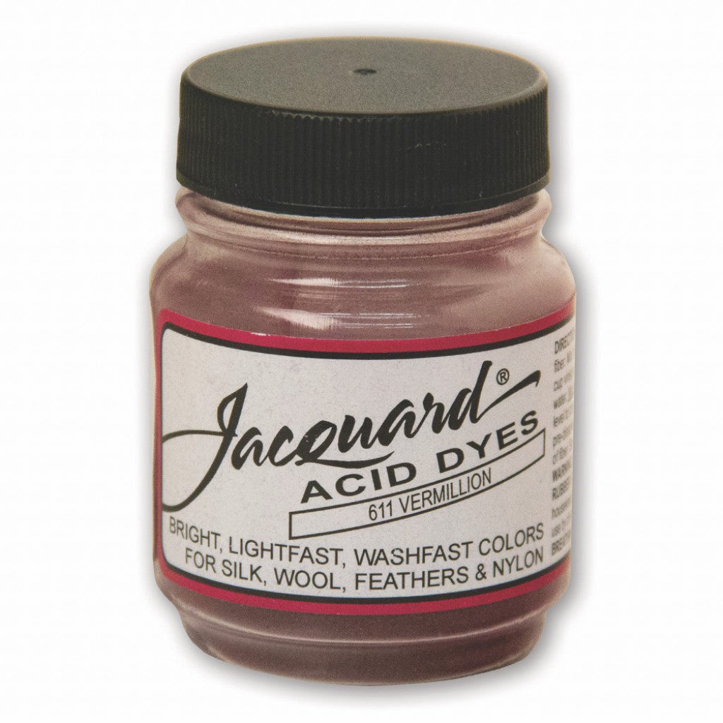 Jacquard Acid Dyes (Syrefarger), 14g - Vermillion
