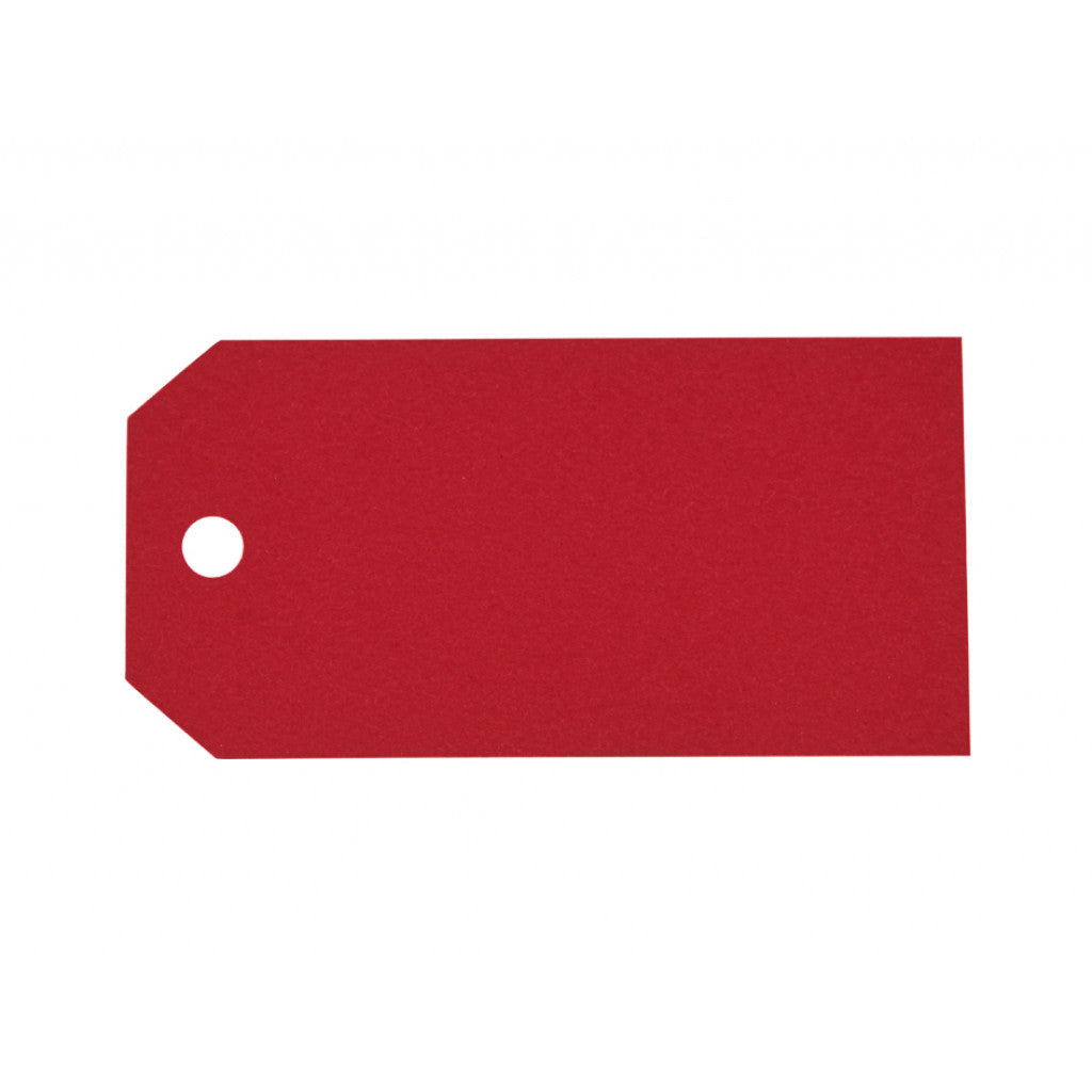 Staz Tags 48x95mm 20stk - 28 Julerød