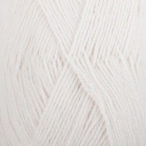Alpaca Uni - 101 Hvit - HobbyHimmelen