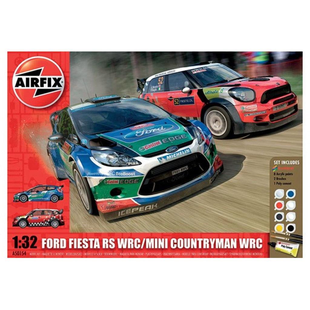 Airfix - Mini Countryman WRC/Ford Fiesta 1:32, A50154 - HobbyHimmelen