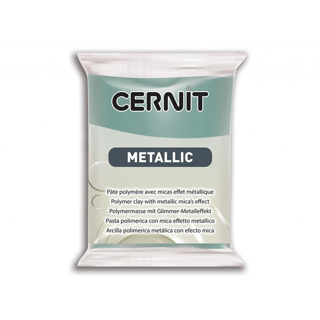Cernit Metallic 56g - 054 Turquoise Gold - HobbyHimmelen