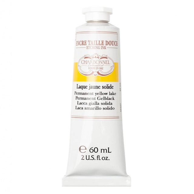 Charbonnel - Etching Ink 60ml - Permanent Yellow Lake - HobbyHimmelen