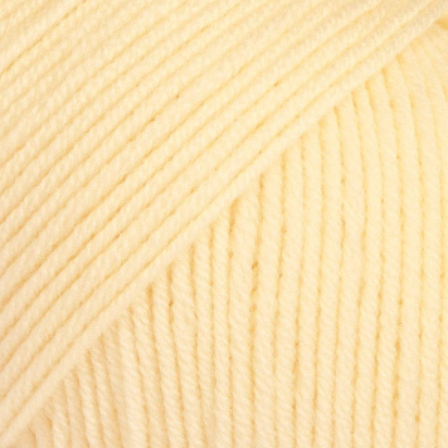 Baby Merino Uni - 3 Lys Gul - HobbyHimmelen