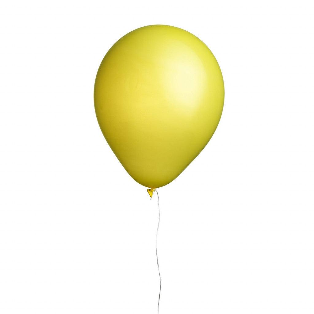 Ballonger 26cm, 12 stk - Gul - HobbyHimmelen