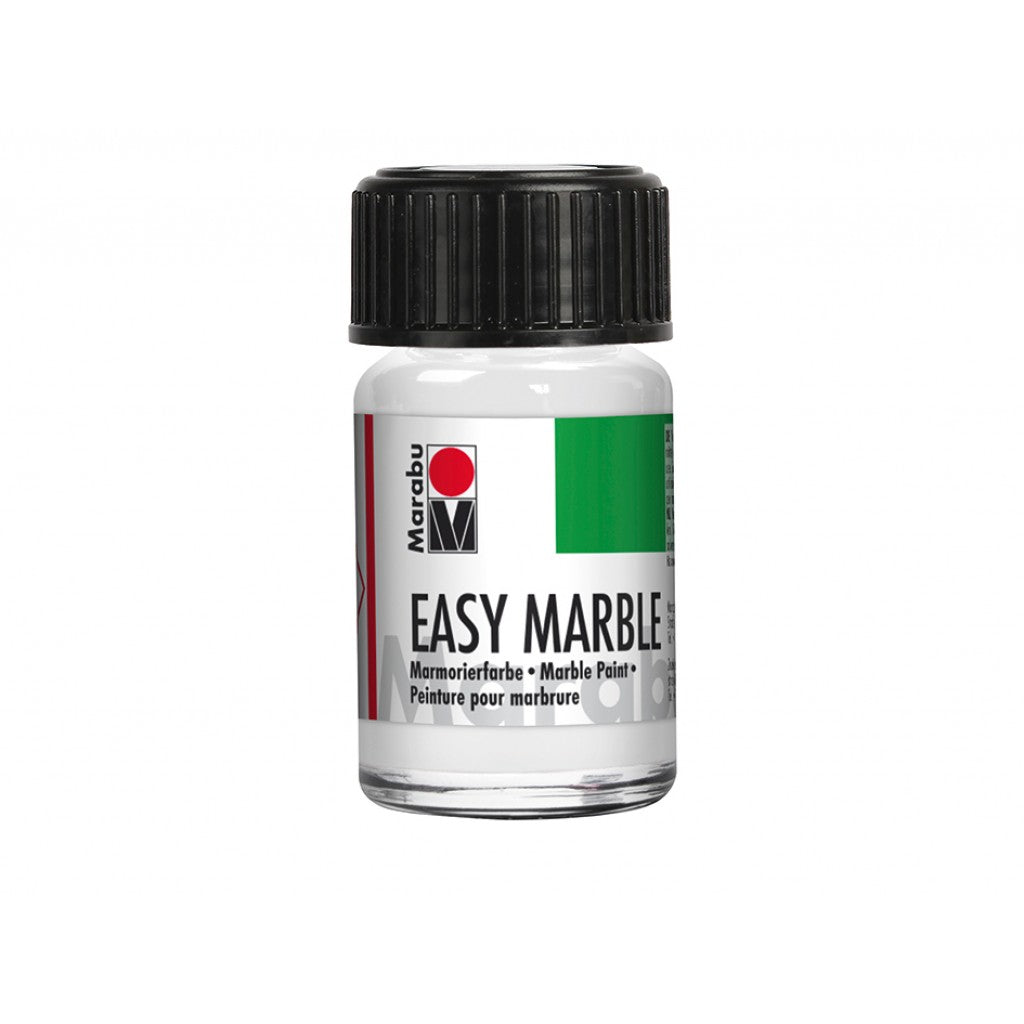 Marabu Easy Marble 15ml  - 070 Hvit