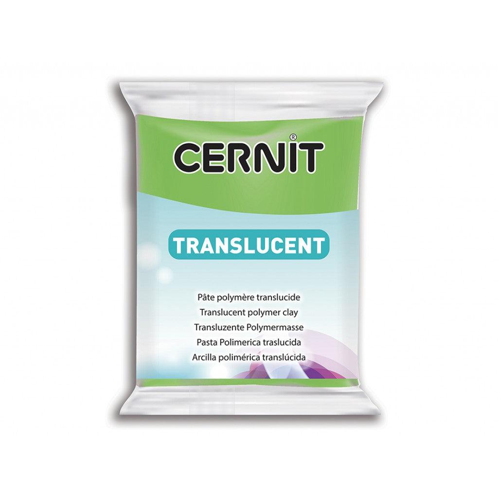 Cernit Translucent 56g - 605 Lime - HobbyHimmelen