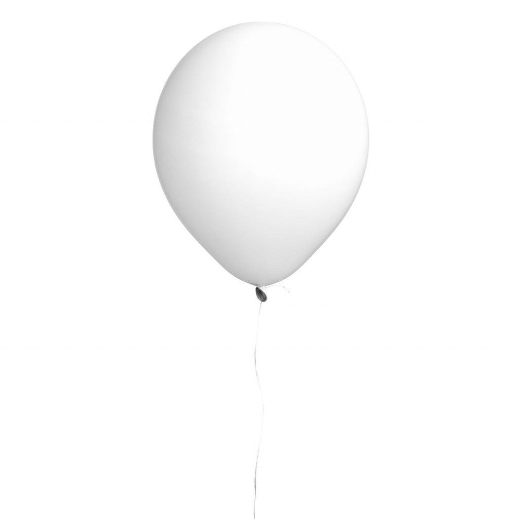 Ballonger 26cm, 12 stk - Hvit - HobbyHimmelen
