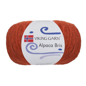 Alpaca Bris  - 353 Brent Oransje - HobbyHimmelen