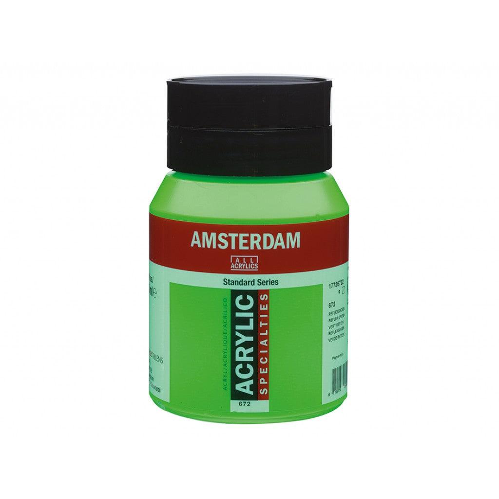 Amsterdam Standard 500ml - 672 Reflex Green - HobbyHimmelen