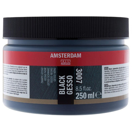 Amsterdam Gesso Black 3007 - 250ml - HobbyHimmelen