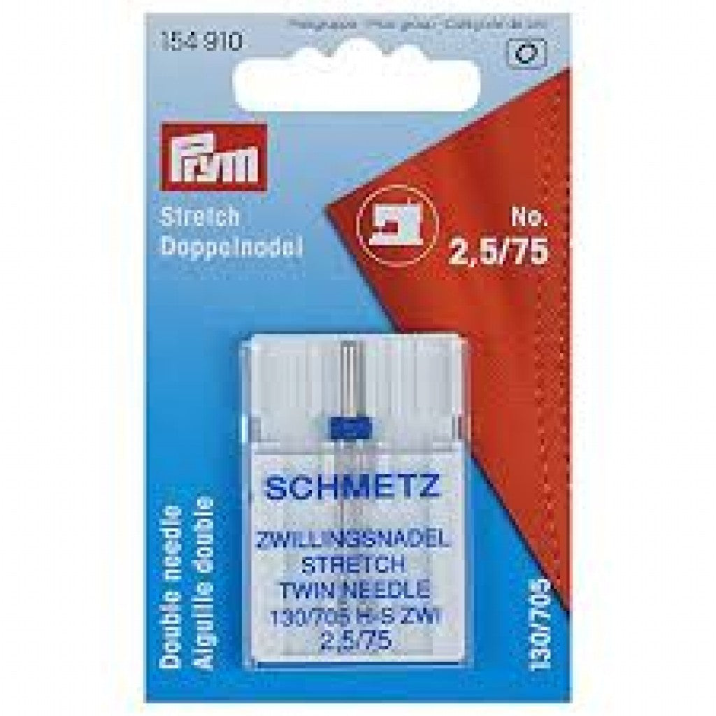 Symaskinnål - Tvillingnål Stretch 75/2.5
