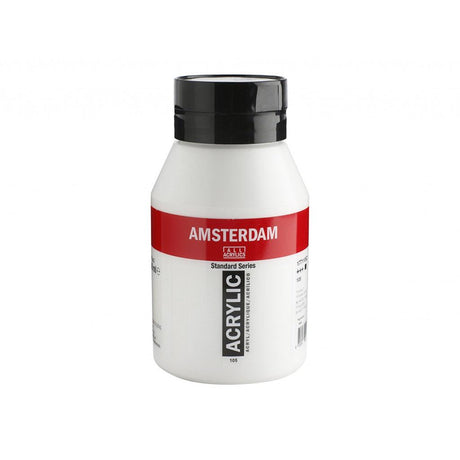 Amsterdam Standard 1000ml - 105 Titanium White - HobbyHimmelen