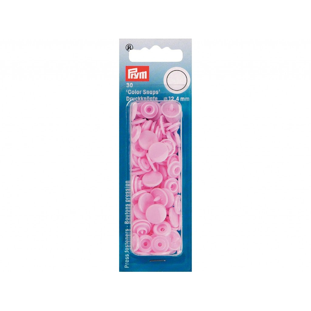 Prym Non-sew Color Snaps - Ø12.4 - Lys rosa
