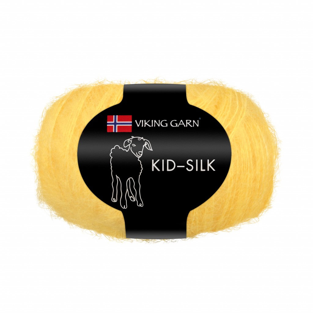 Kid-Silk - 340 Lys Gul