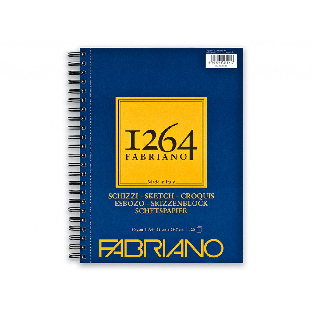 Fabriano 1264 Sketch - Spiral Langside 90g A4 120ark