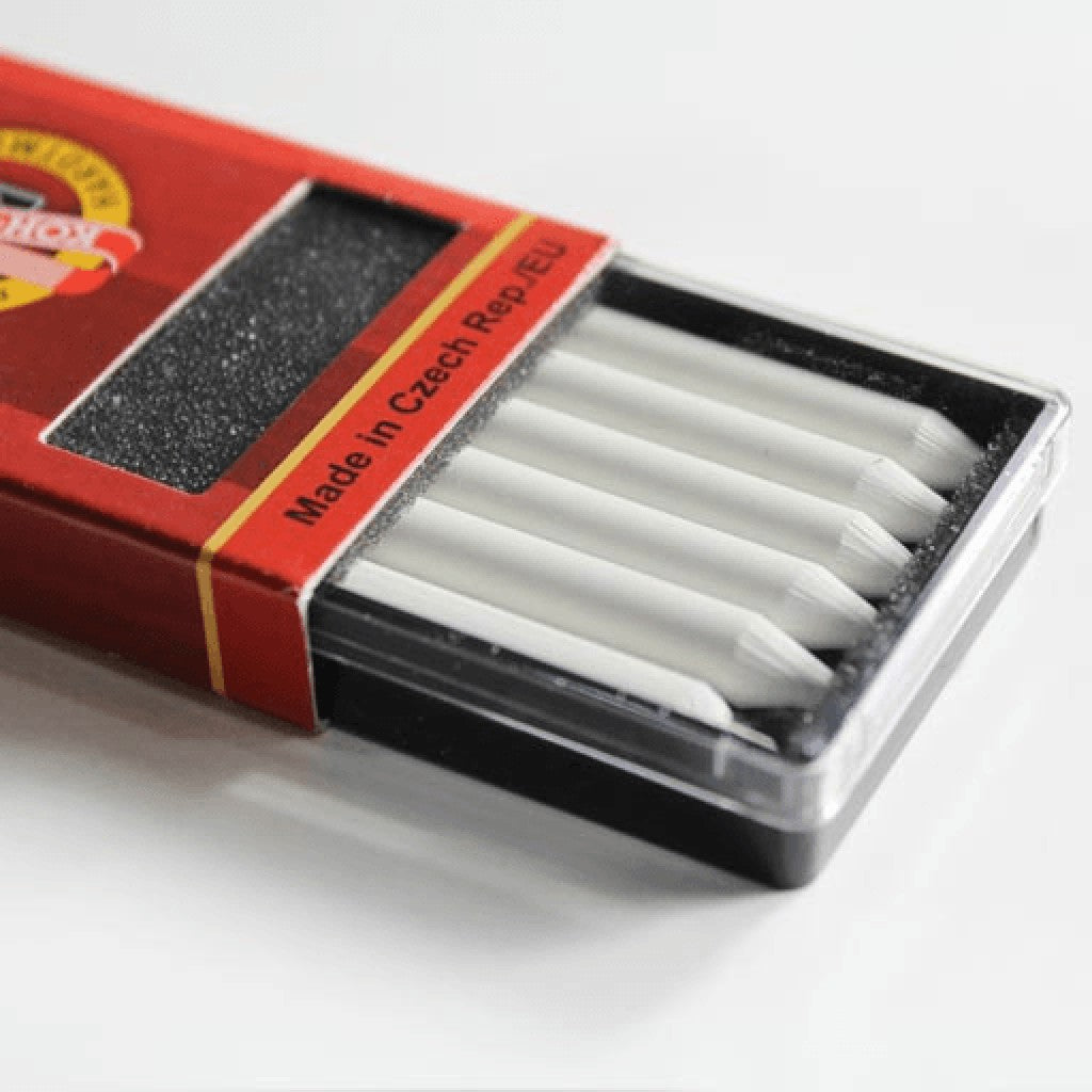 Koh-i-Noor Hvit krittmine 4371 5,6mm 6stk.