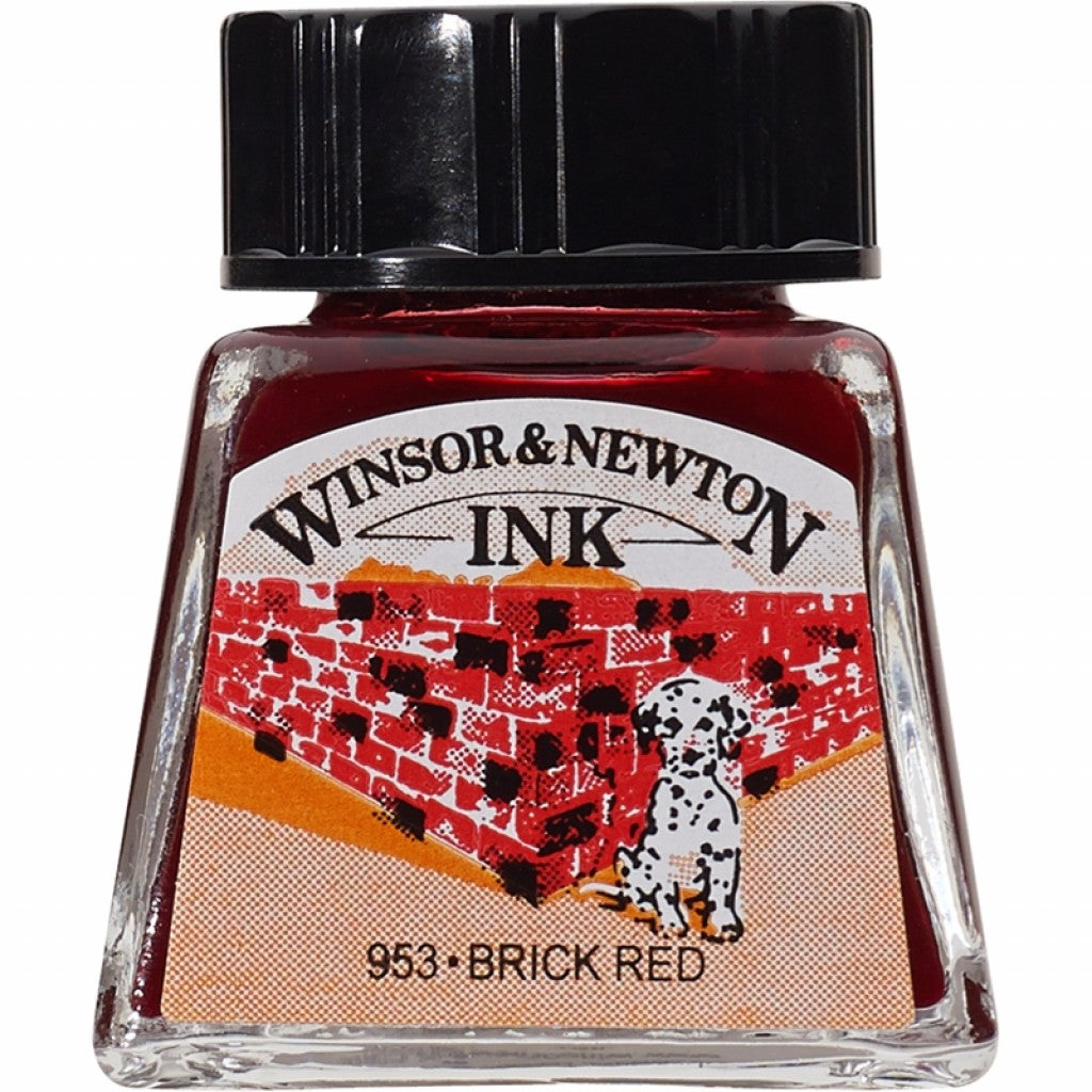 W&N - Drawing Ink 14ml - 040 Brick Red