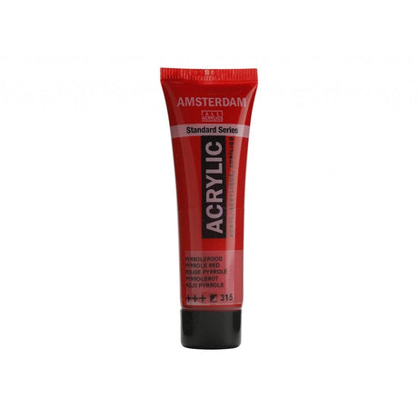 Amsterdam Standard 20ml - 315 Pyrrole Red - HobbyHimmelen