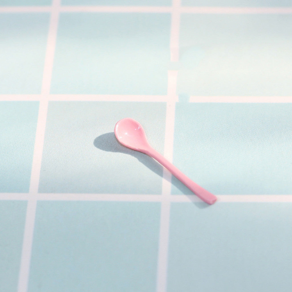 #1 Miniatyr 22x5mm - 2stk Skjeer Rosa