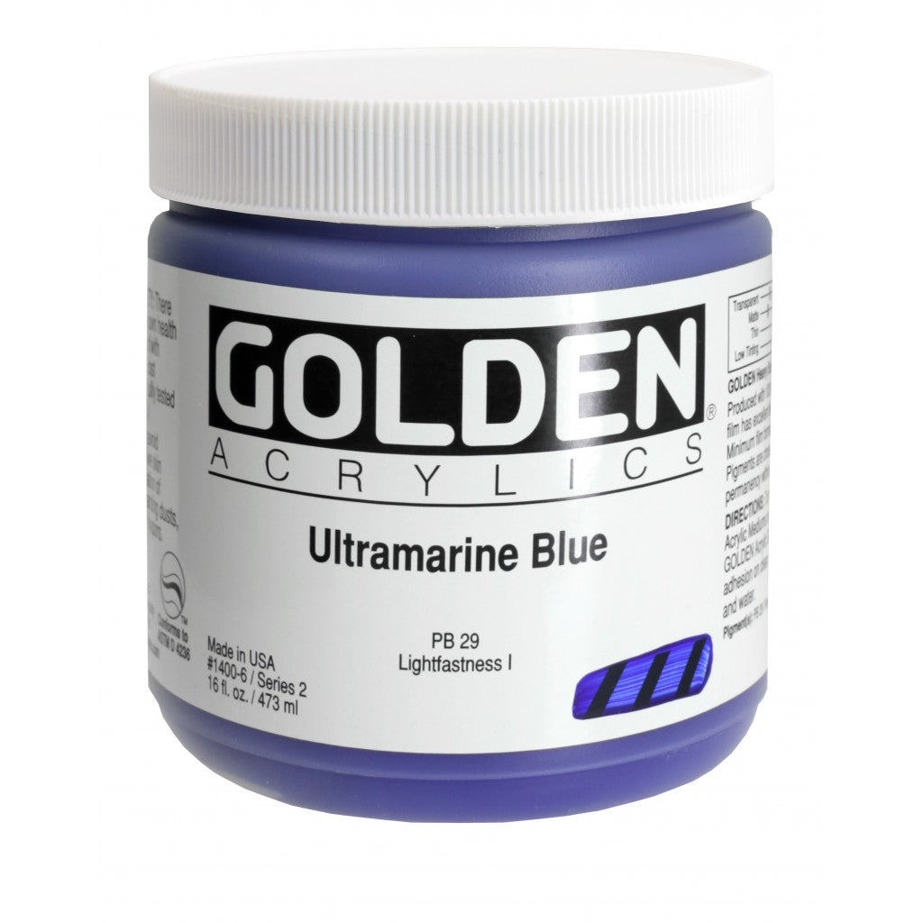Golden - Heavy Body 473ml - 1400-6 Ultramarine Blue