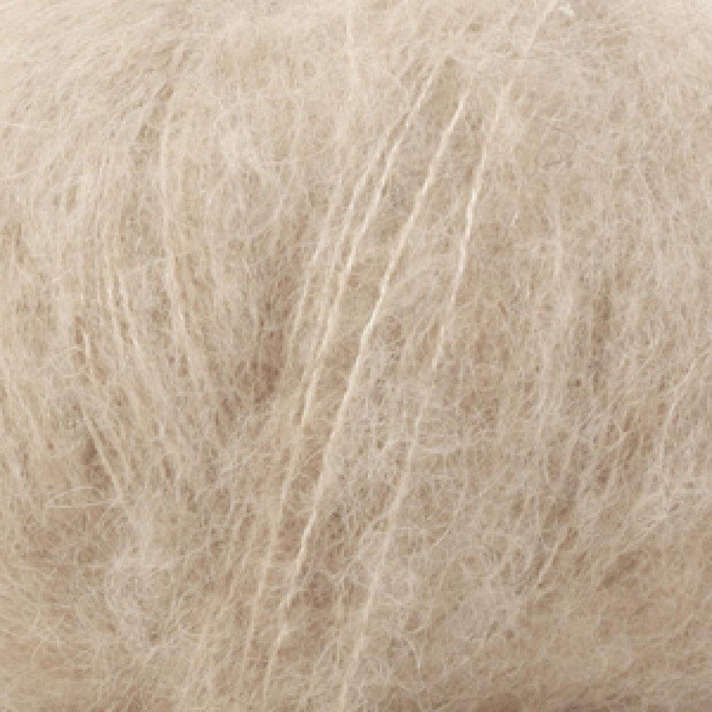 Brushed Alpaca Silk Uni - 4 Lys Beige - HobbyHimmelen