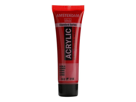Amsterdam Standard 20ml - 318 Carmine - HobbyHimmelen