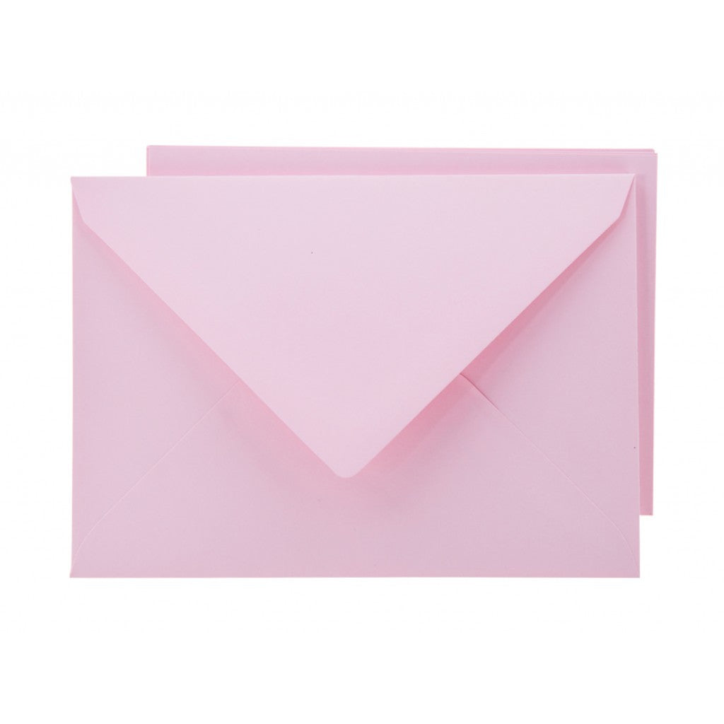 Staz Kort & Konvolutt - A6 10stk - 02 Rosa