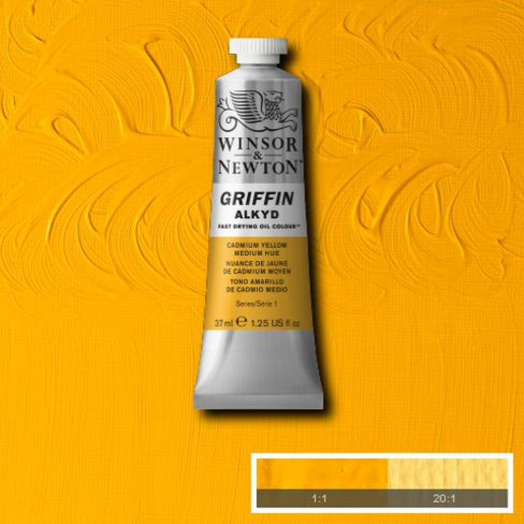 W&N - Griffin Alkyd 37ml - 109 Cadmium Yellow Hue