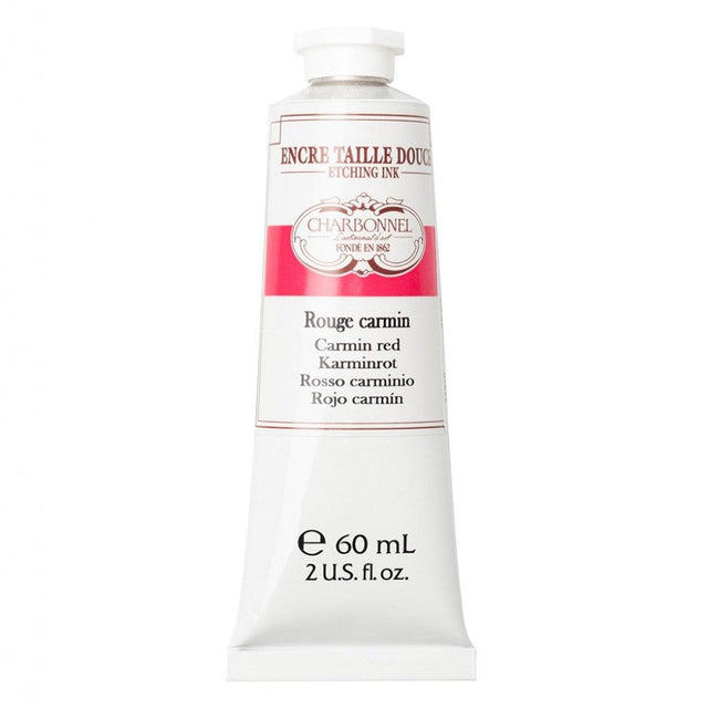 Charbonnel - Etching Ink 60ml - Carmine Red - HobbyHimmelen