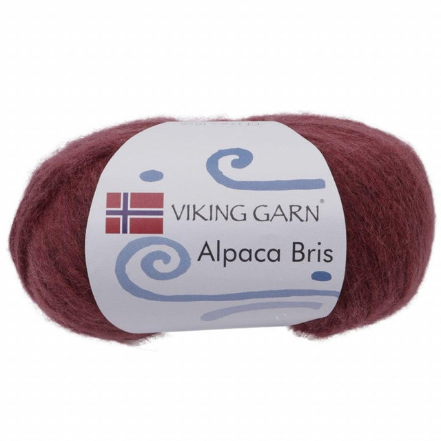 Alpaca Bris  - 354 Burgunder - HobbyHimmelen