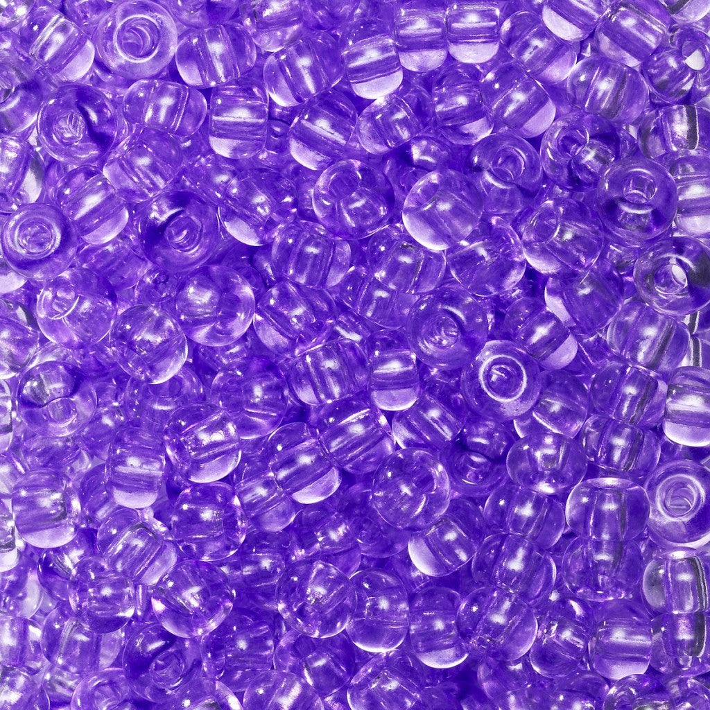 Rocaillesperle 6/0 - Lys.Lilla Transparent