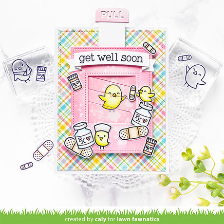 Lawn Cuts Die - Get Well Soon