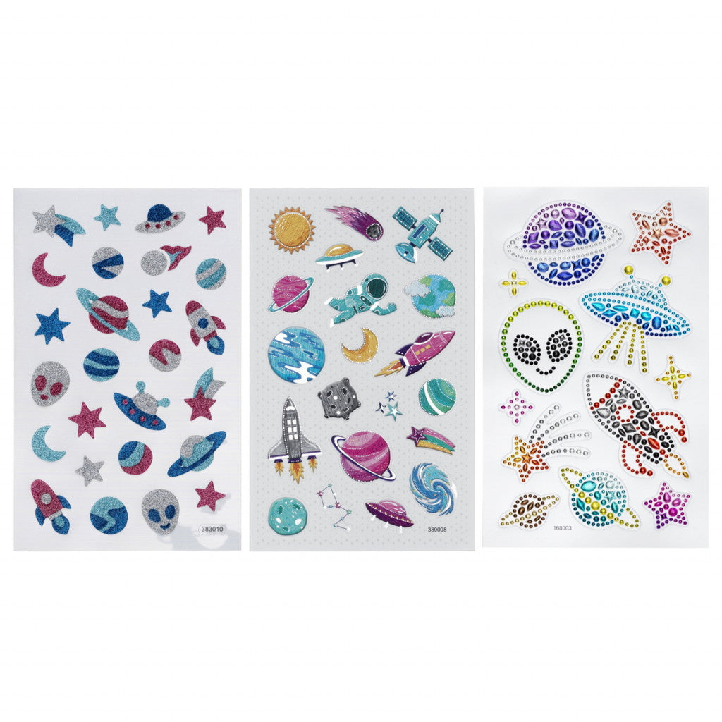 Klistremerker, 3 ark - Romeventyr